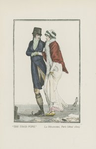 臆病な瞳孔、パリ（約1800） 作： Pierre de La Mesangere