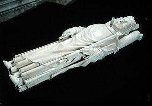 シャルル6世（1368-1422）のエフィグ 1429年（大理石製 作： Pierre de Thury