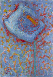アラムリリー、1908～1909年。 作： Piet Mondrian