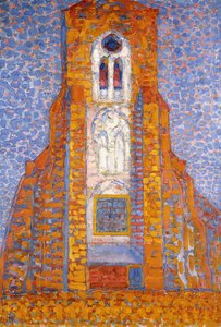 Eglise deZoutelande教会 作： Piet Mondrian