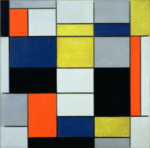 コンポジションA 作： Piet Mondrian