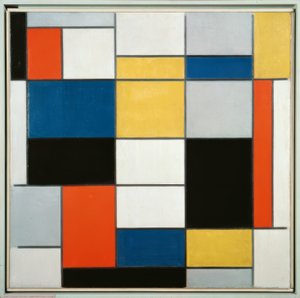 構成A 作： Piet Mondrian