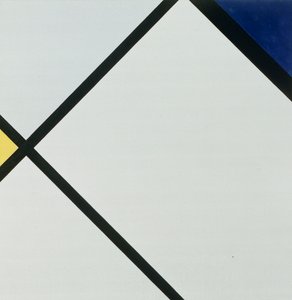 コンポジションNo.1 作： Piet Mondrian