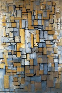 「コンポジションXIV」1913年（絵画 作： Piet Mondrian