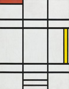 白、赤、黄色の構図、1936