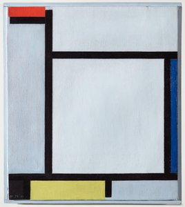赤、青、黒、黄、灰色の組成、1921