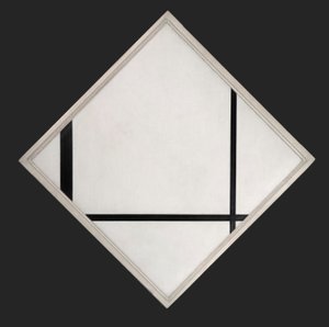 フォックストロットA 作： Piet Mondrian
