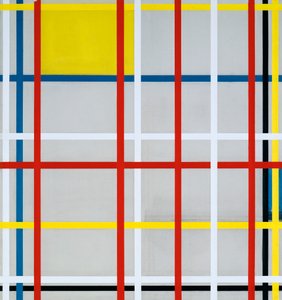 ニューヨーク市、1941年3月 作： Piet Mondrian