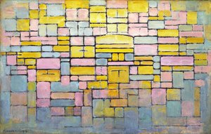 表番号2 -構成番号V 作： Piet Mondrian