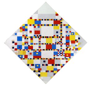 Victory Boogie Woogie（未完成 作： Piet Mondrian