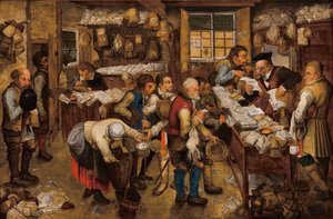 収税局 作： Pieter Brueghel the Younger