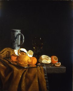 静物（キャンバスに油彩） 作： Pieter (1623 82) Janssens