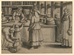 牛乳・チーズ店の店内 作： Pieter Aertsen