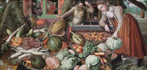 マーケットシーン 作： Pieter Aertsen
