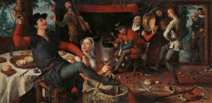 エッグダンス 作： Pieter Aertsen