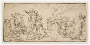 イフィゲネアの犠牲 作： Pieter Aertsen