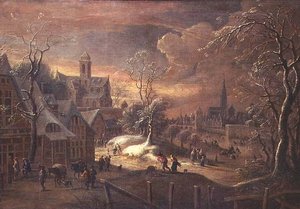 雪景色 作： Pieter Bouts