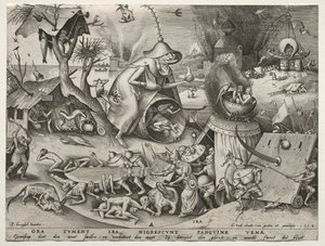 七つの大罪 怒り 作： Pieter Bruegel