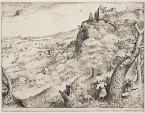ウサギ狩り 作： Pieter Bruegel d.Æ.