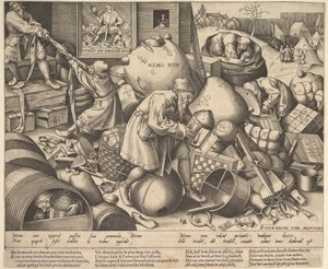 エヴリマン、1558年頃 作： Pieter Bruegel the Elder