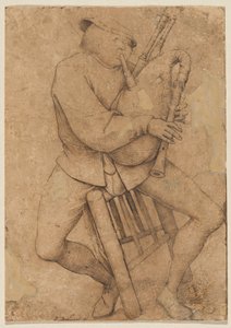 バグパイプ奏者 作： Pieter Bruegel the Elder