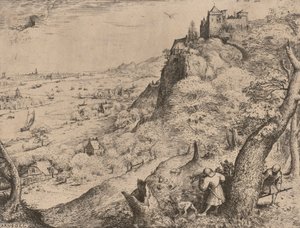 ウサギ狩り、1560年。 作： Pieter Bruegel the Elder