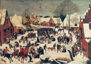 イノセントの虐殺、1593 作： Pieter Brueghel the Younger