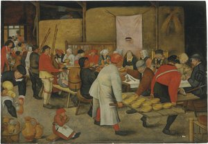 結婚式のごちそう 作： Pieter Brueghel the Younger