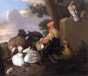 風景の中の鳥 作： Pieter Casteels