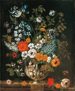 5月、花の12か月から、静物の花のカレンダー 作： Pieter Casteels
