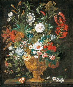 9月、花の12か月から、静物の花のカレンダー 作： Pieter Casteels