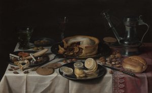 静物 作： Pieter Claesz