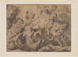 ライオンハント 作： Pieter Claesz Soutman and Sir Peter Paul Rubens