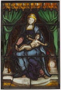 マドンナと子供のいる窓 作： Pieter Coecke van Aelst (I) (circle of)