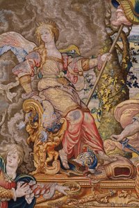 フランダースのタペストリー。 シリーズ 七つの大罪（七つの大罪）：Vanity（プライド）。 漫画家のピーター・クーケ・ファン・アールスト。 ブリュッセルの工房。 1542年から1544年頃。