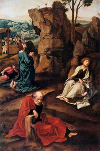 庭の苦悶、1527年-1530年。 作： Pieter Coecke van Aelst