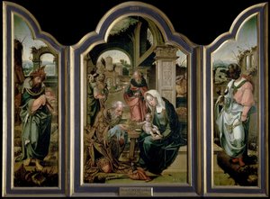 賢者の礼拝 作： Pieter Coecke van Aelst