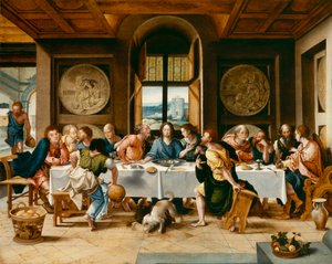 最後の晩餐、1530 年頃。 作： Pieter Coecke van Aelst the Elder