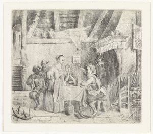 男は会社に話しかける 作： Pieter Cornelis Nicolaas van de Poll