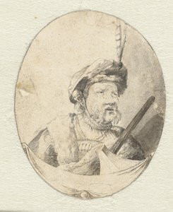 東洋服の男性の胸像 作： Pieter Cornelisz. Verbeeck (possibly)
