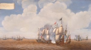 1564 年 5 月 31 日の最初のエーランド島の戦い、17 世紀後半.. 作： Pieter Cornelisz van Soest