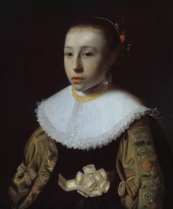 若い女の子の肖像、163335。 作： Pieter Dubordieu