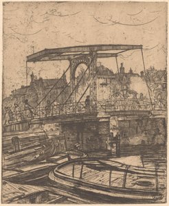 アムステルダムの細い橋 作： Pieter Dupont