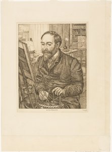 テオフィル・アレクサンドル・スタインレンの肖像 作： Pieter Dupont