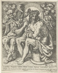 いばらの冠を持つキリスト 作： Pieter Feddes van Harlingen