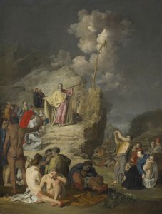モーセとブレイゼンサーペント、1625-46年 作： Pieter Fransz de Grebber