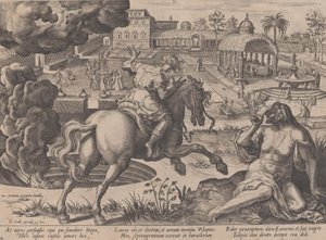 贅沢の誘惑、The Course of Human Life、1570年より。 作： Pieter Furnius