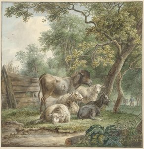 果樹園の牛 作： Pieter Gerardus van Os