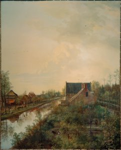 グレイブンランド付近の運河 作： Pieter Gerardus van Os