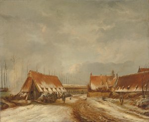 ナールデンの前のケースメート、1814 作： Pieter Gerardus van Os